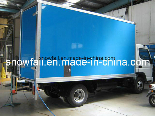 Fiberglass Honeycomb Dry Truck Box / Dry Freight Truck Body Lightweight CKD Delivery