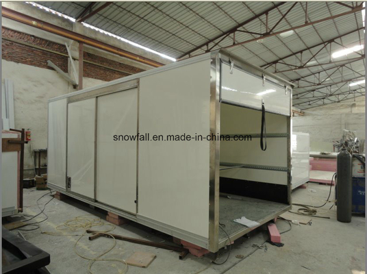 Fiberglass Honeycomb Dry Truck Box / Dry Freight Truck Body Lightweight CKD Delivery
