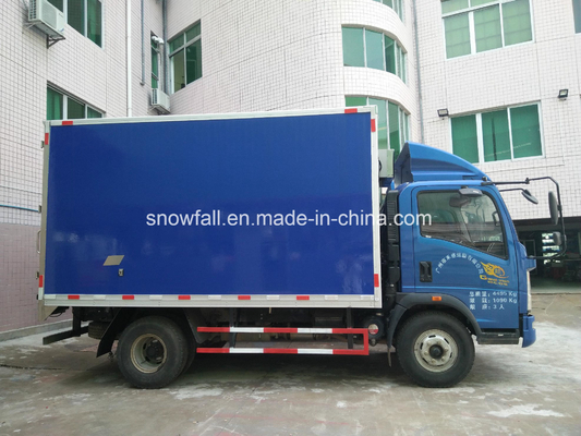 Smooth FRP Refrigerated Truck Body / Truck Fridge Body With High Pressure Vacuum Tech