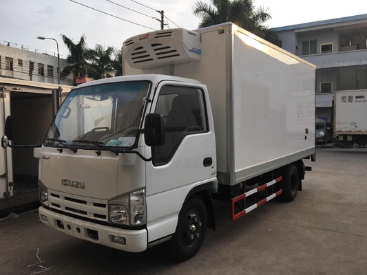 11ft To 32ft Size Insulated Refrigerated Truck Body Van Box Fire Retardant White Colour