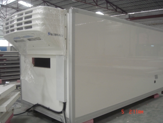 Custom Size FRP Refrigerated Truck Box Diesel Fuel Refrigerated Van Body