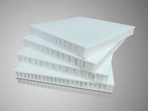 Anti Water Honeycomb Cored Panel , PP Honeycomb Panel With FRP Fire Proof