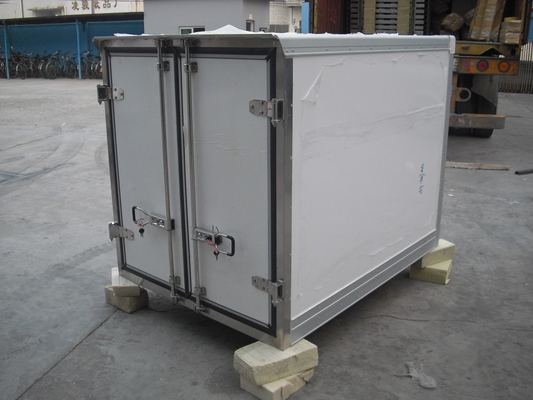 Rear Mounted Refrigerated Motorcycle Box FRP Insulated Motorbike Body Small Size White