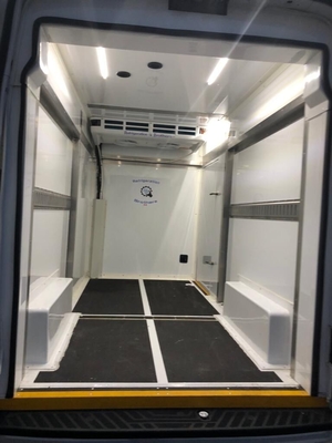 Thermal Insulated Van Box Reefer Van Body Heat Insulation with Double Rear Doors