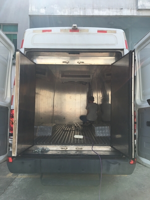 Thermal Insulated Van Box Reefer Van Body Heat Insulation with Double Rear Doors