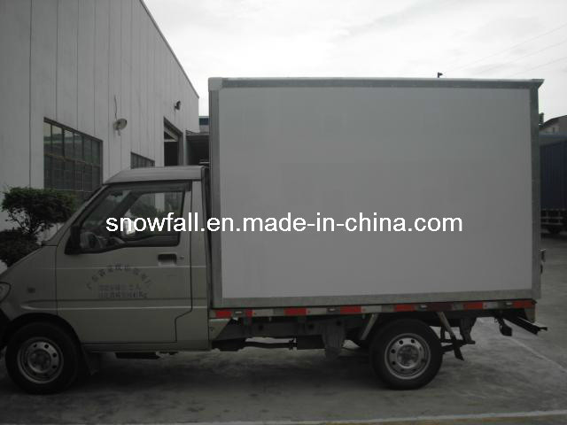 FRP Honeycomb Sandwich Panel Insulated Dry Freight Truck Bodies White Color