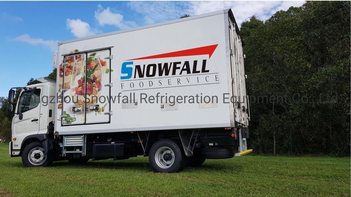 Fiberglass Refrigerated Truck Body Panels Freezer Truck Box For Frozen Food Transport