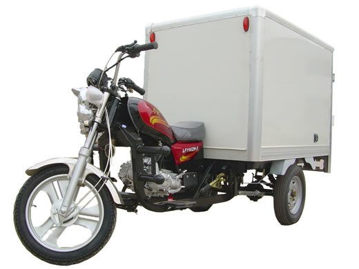 Rear Mounted Refrigerated Motorcycle Box FRP Insulated Motorbike Body Small Size White